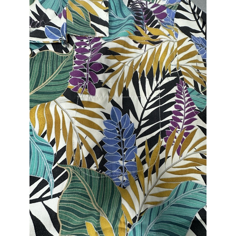 Tommy Bahama Hawaiian Shirt Gentlemen Prefer Fronds Size XXL Silk Blend - Picture 4 of 7